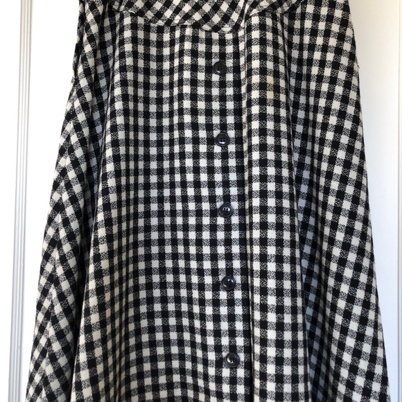 Vintage Wool High Waist Skirt - Picture 6 of 8